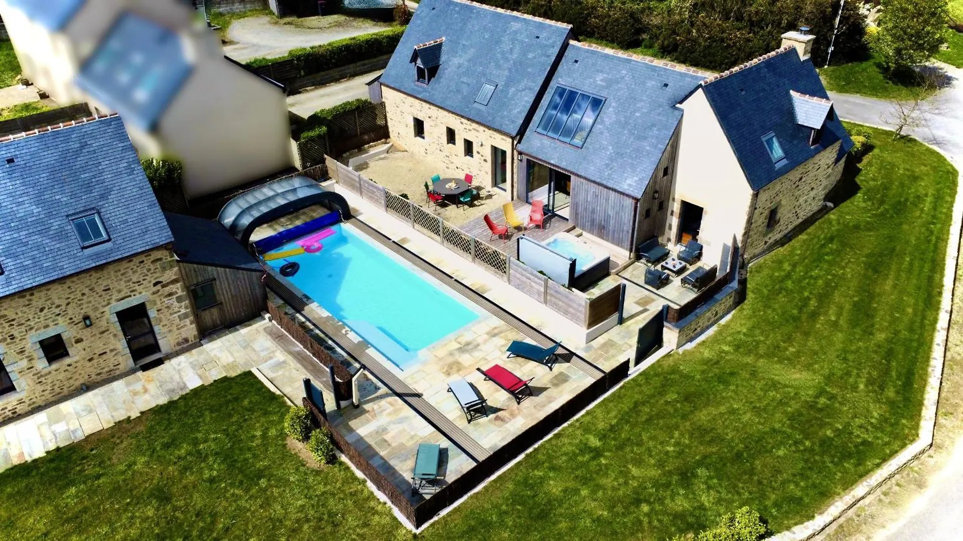 Deux Gites A La Campagne 14 Pers Piscine Jacuzzi Bourg-Blanc Villa