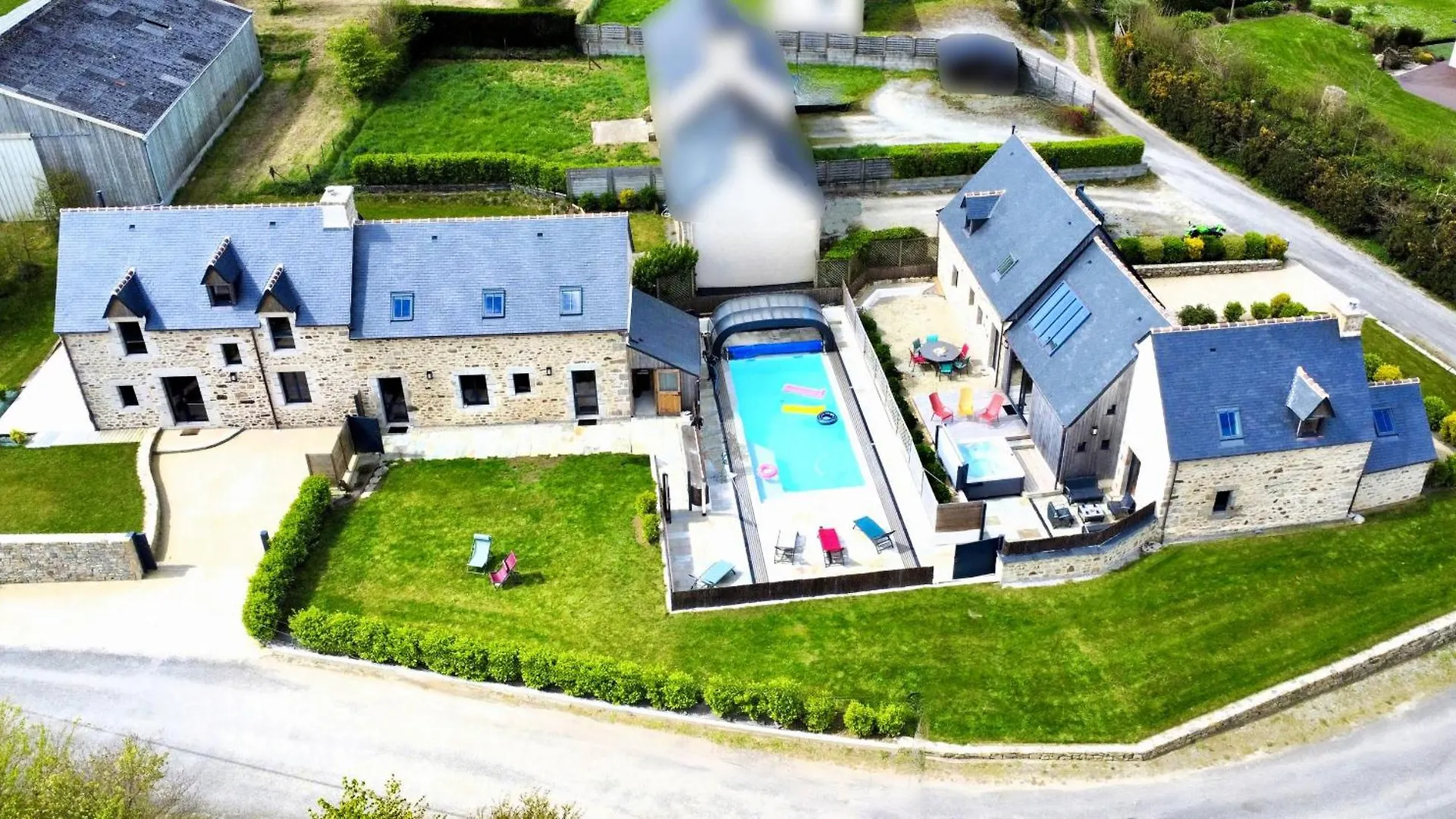 Deux Gites A La Campagne 14 Pers Piscine Jacuzzi Bourg-Blanc